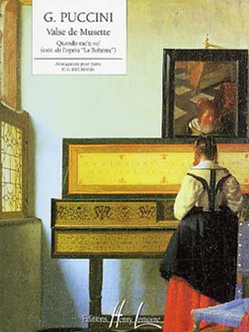 La Bohème Valse de Musette&nbsp;&nbsp;for piano&nbsp;&nbsp;