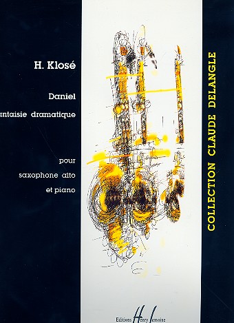 Daniel Fantasie dramatique  pour saxophone alto et piano  