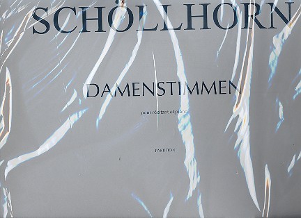 Damenstimmen  pour récitant et piano  partition