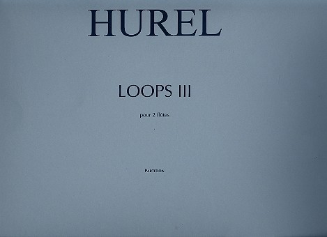 Loops 3 pour 2 flutes&nbsp;&nbsp;partition&nbsp;&nbsp;