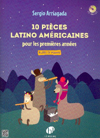 10 Pièces latino américaines (+CD)  pour flûte et piano  