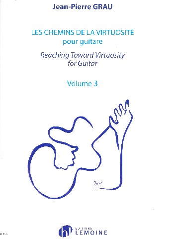 Les chemins de la virtuosité vol.3&nbsp;&nbsp;pour guitare (en/fr)&nbsp;&nbsp;