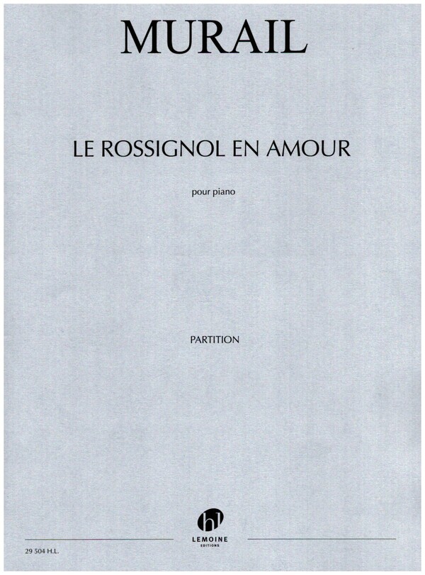 Le Rossignol en amour&nbsp;&nbsp;pour piano&nbsp;&nbsp;