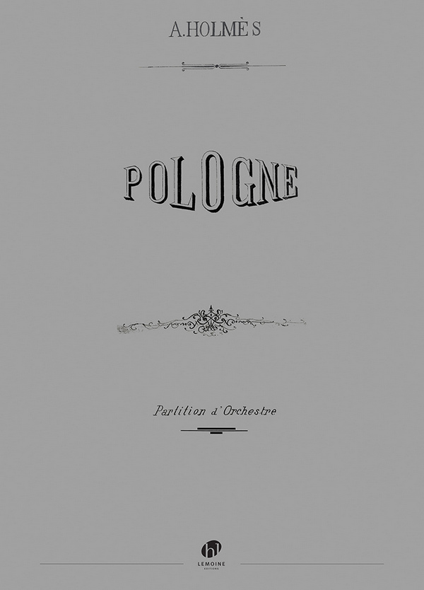 Pologne  pour orchestre  partition
