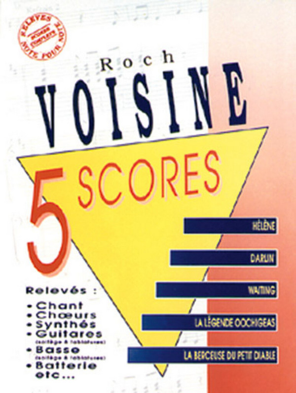 Roch Voisine, Roch Voisine: 5 Scores&nbsp;&nbsp;Piano, Vocal and Guitar&nbsp;&nbsp;Buch