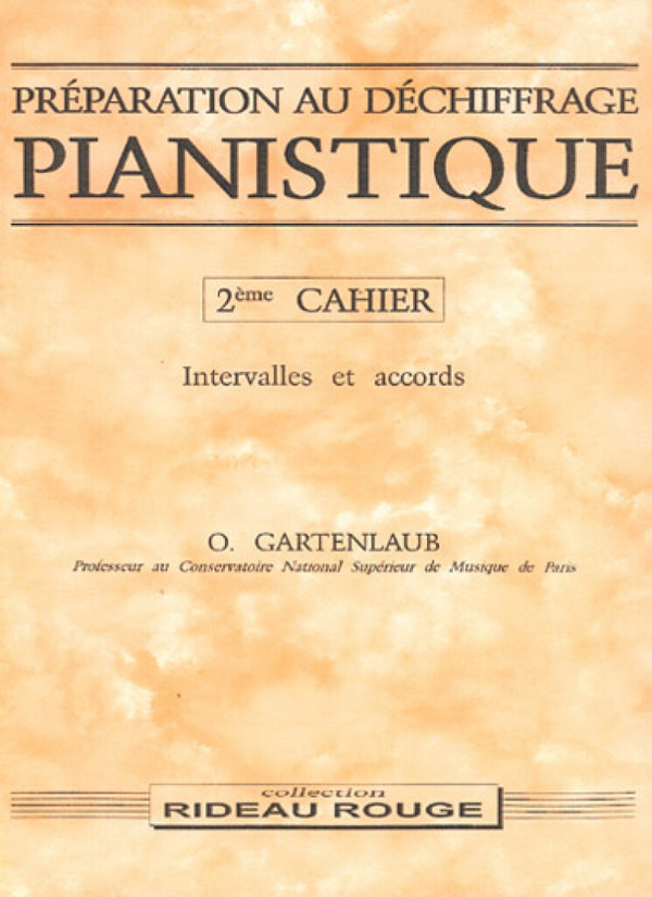 Préparation Au Déchiffrage Pianistique Vol.2 (Intervalles et accords)  pour piano   