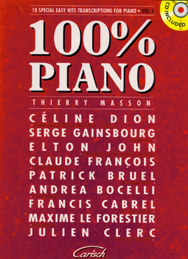 100% Piano Vol 1  Klavier  Buch + CD