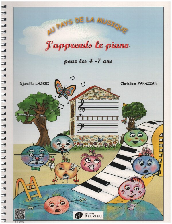 J'apprends le piano&nbsp;&nbsp;pour les 4-7ans&nbsp;&nbsp;partition