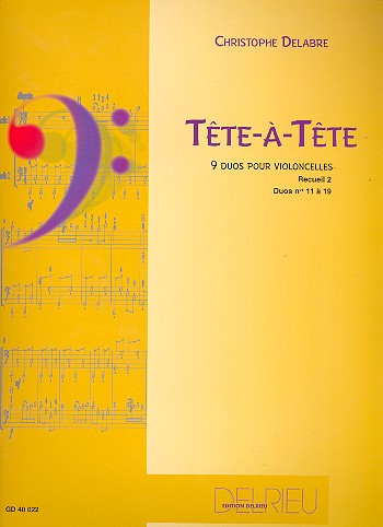 Tête-à-tête vol.2 pour  2 violoncelles&nbsp;&nbsp;partition&nbsp;&nbsp;
