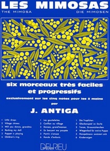 ANTIGA Jean Les mimosas  piano  Partition
