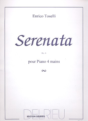 Serenata op.6 piano à 4 mains  partition  