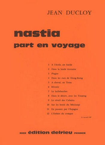 DUCLOY J. Nastia part en voyage&nbsp;&nbsp;piano&nbsp;&nbsp;Partition