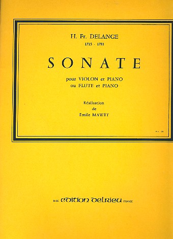 Sonate&nbsp;&nbsp;pour violon ou flute et piano&nbsp;&nbsp;