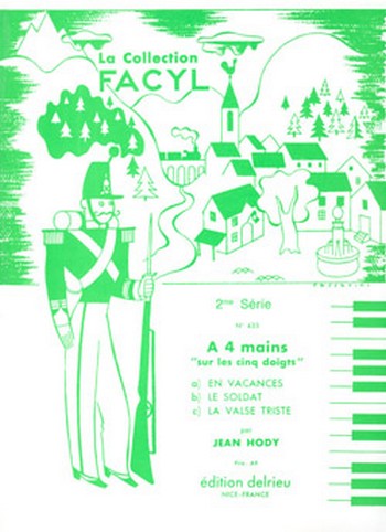 HODY Jean A 4 mains sur les 5 doigts&nbsp;&nbsp;piano&nbsp;&nbsp;Partition
