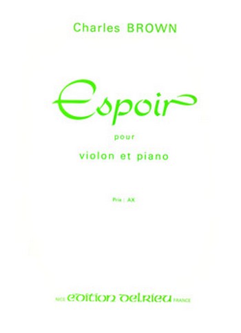 BROWN Charles Espoir&nbsp;&nbsp;violon&nbsp;&nbsp;Partition