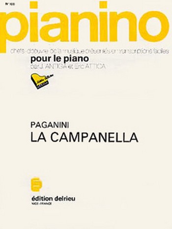PAGANINI Niccolo La Campanella - Pianino 100&nbsp;&nbsp;piano&nbsp;&nbsp;Partition