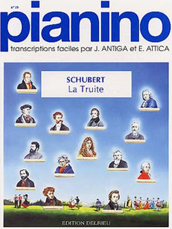 La truite&nbsp;&nbsp;pour piano très facile&nbsp;&nbsp;