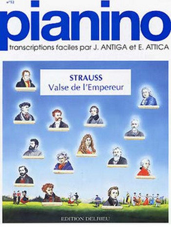 STRAUSS Johann Valse de l'Empereur - Pianino 52&nbsp;&nbsp;piano&nbsp;&nbsp;Partition