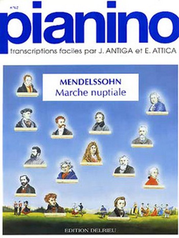 MENDELSSOHN Félix Marche nuptiale - Pianino 62&nbsp;&nbsp;piano&nbsp;&nbsp;Partition