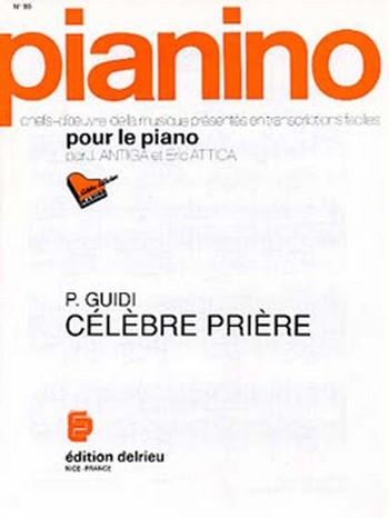 GUIDI P. Prière - Pianino 96&nbsp;&nbsp;piano&nbsp;&nbsp;Partition