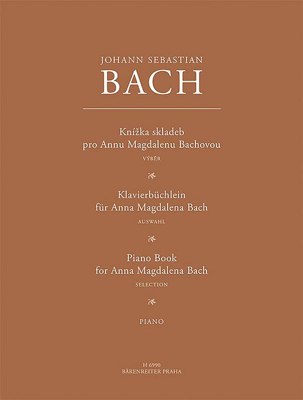Bach, Johann Sebastian&nbsp;&nbsp;Klavierbüchlein für Anna Magdalena Bach&nbsp;&nbsp;Klav Spielpartitur(en)