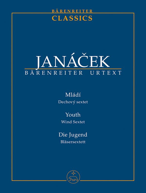 Mladi für Flöte, Oboe, Klarinette, Horn,&nbsp;&nbsp;Fagott und Bass-Klarinette&nbsp;&nbsp;Studienpartitur