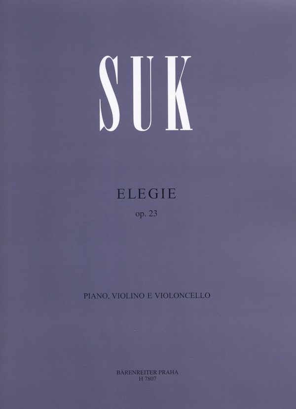 Elegie op.23  für Violine, Violoncello und Klavier  Spielpartitur