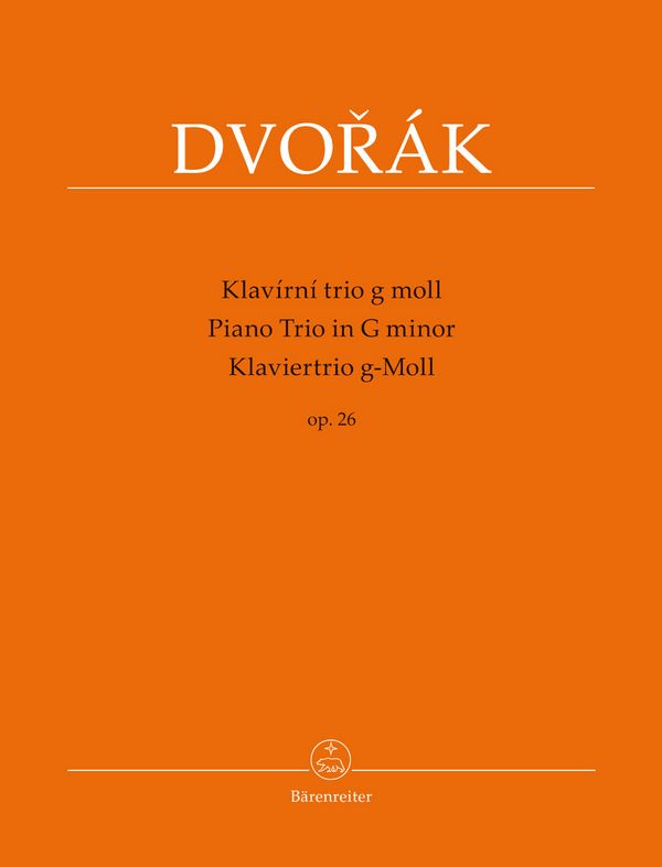 Trio g-Moll op.26 für Klavier, Violine&nbsp;&nbsp;und Violoncello&nbsp;&nbsp;Stimmen