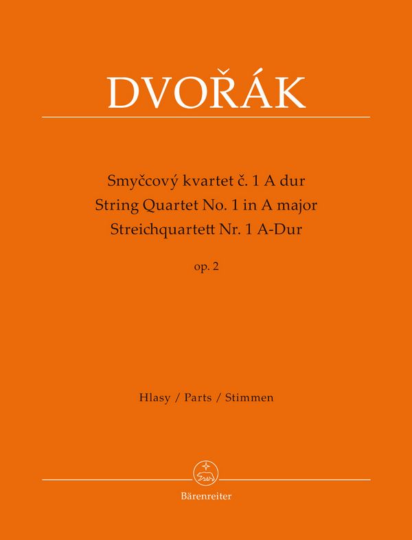 Streichquartett A-Dur Nr.1 op.2&nbsp;&nbsp;Stimmen&nbsp;&nbsp;