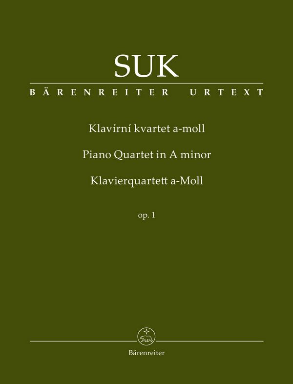 Quartett a-Moll op.1 für Violine, Viola,&nbsp;&nbsp;Violoncello und Klavier&nbsp;&nbsp;Stimmen