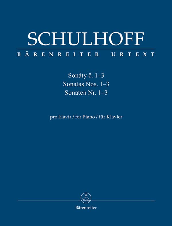 Sonaten Nr.1-3&nbsp;&nbsp;für Klavier&nbsp;&nbsp;