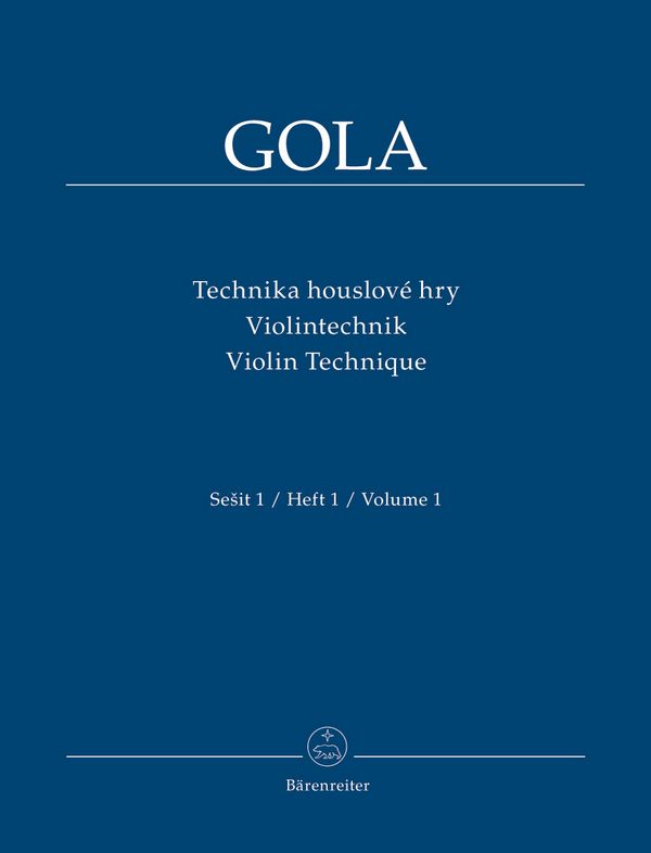 Violintechnik Band 1 (tschech/dt/en)&nbsp;&nbsp;&nbsp;&nbsp;
