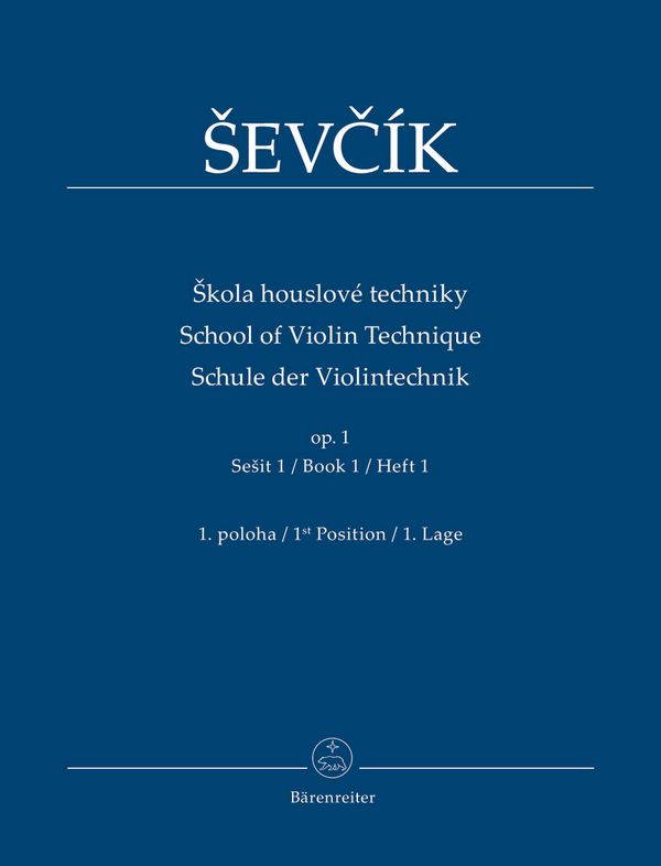 Schule der Violintechnik op.1 1.Lage Band 1    