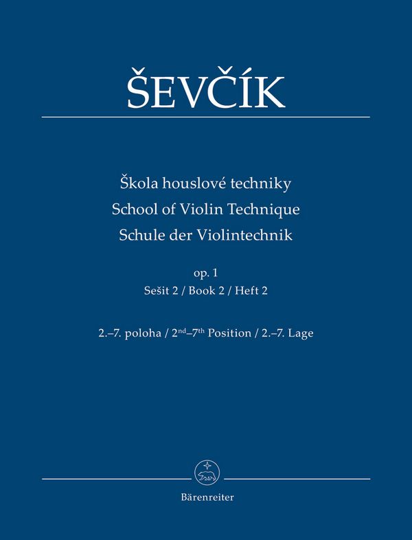 Schule der Violintechnik op.1 Band 2