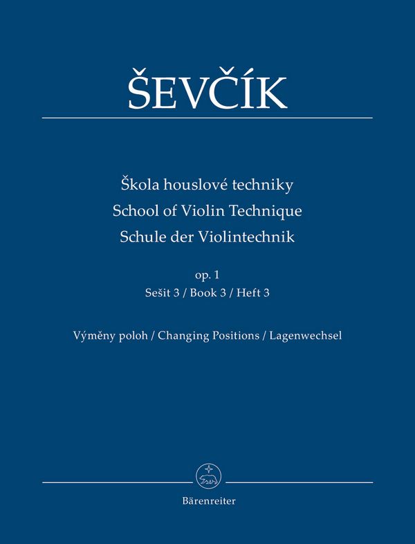 Schule der Violintechnik op.1 Band 3