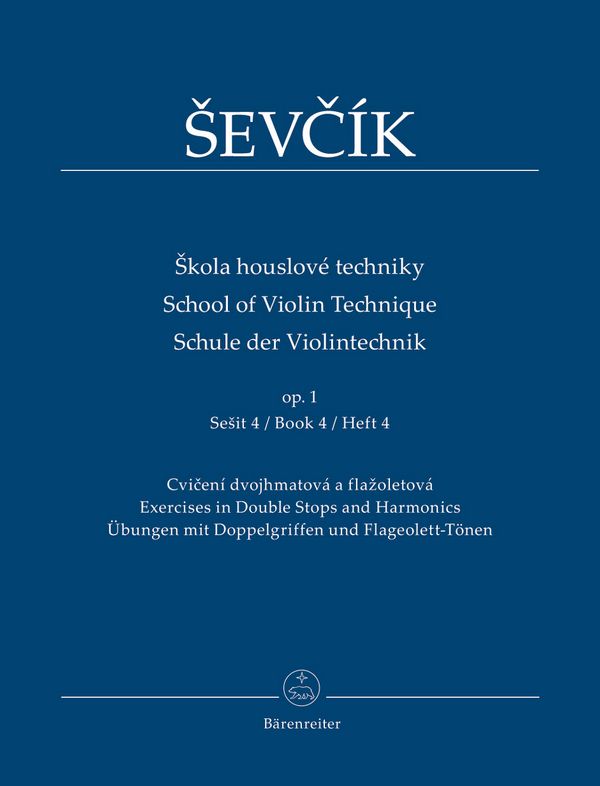 Schule der Violintechnik op.1 Band 4