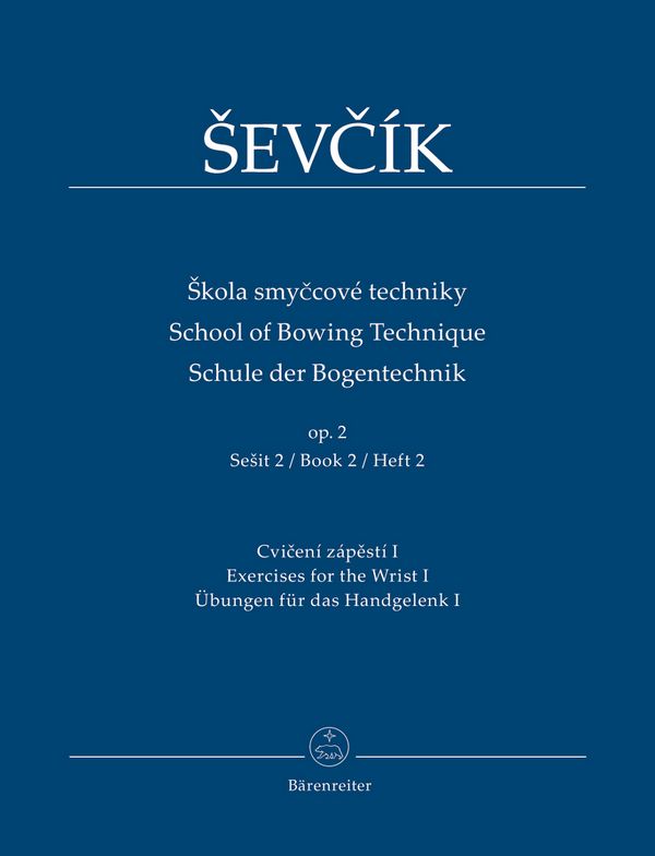 Schule der Bogentechnik op.2 Band 2  für Violine (ts/en/dt)  