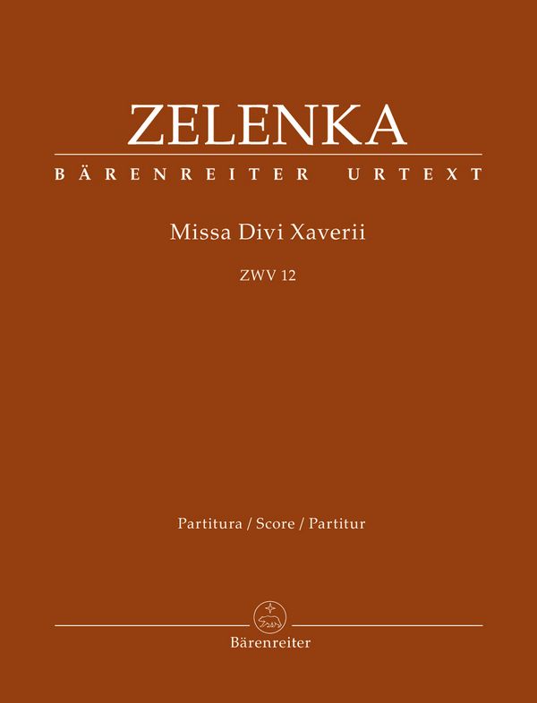 BA9594 Missa Divi Xaverii ZWV12  für Soli, gem Chor und Orchester  Partitur (la)