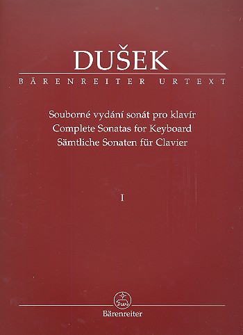 Sämtliche Sonaten Band 1 (Nr.1-10)&nbsp;&nbsp;für Klavier&nbsp;&nbsp;