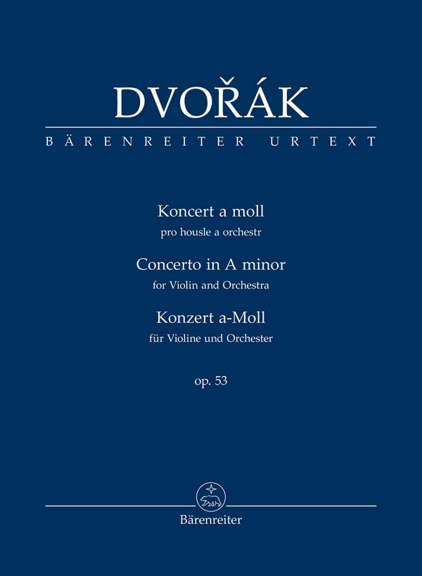 Konzert a-Moll op.53  für Violine und Orchester  Studienpartitur