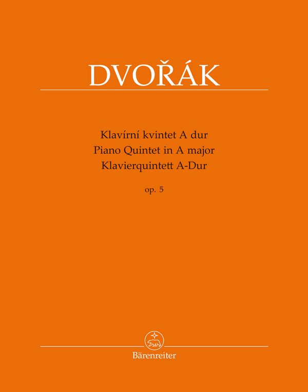 Quintett A-Dur op.5&nbsp;&nbsp;für Klavier und Streichquartett&nbsp;&nbsp;Stimmen