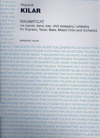 Magnificat for soloists, mixed chorus  and orchestra  score