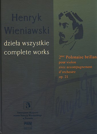 Polonaise brillante op.21 pour violon  et orchestre  partition