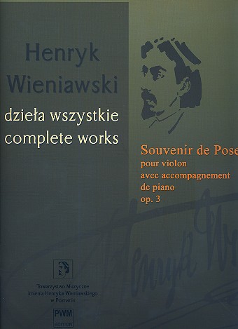 Souvenir de Posen op.3  pour violon et piano  