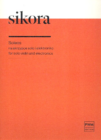 Soleos  for violin and electronics  score