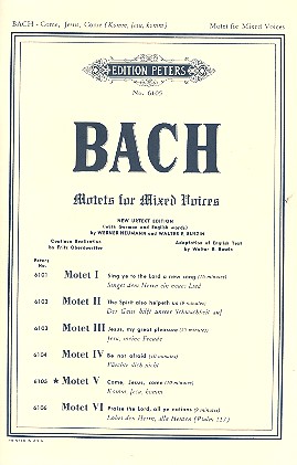Komm Jesu, komm&nbsp;&nbsp;for mixed chorus a cappella&nbsp;&nbsp;Score
