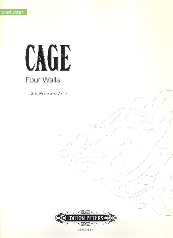Four Walls  for piano solo and voice  