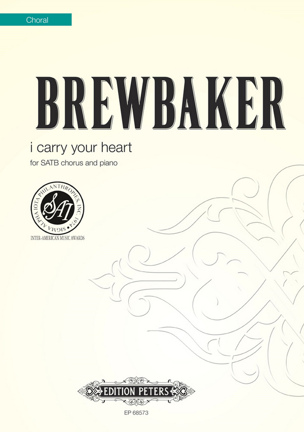 EP68573 I carry your Heart&nbsp;&nbsp;for mixed chorus and piano&nbsp;&nbsp;Score