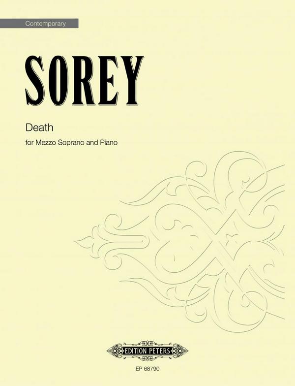Dunbar, Paul Laurence (Poet), Sorey, Tyshawn (Composer), Death&nbsp;&nbsp;Mezzo Soprano, Piano&nbsp;&nbsp;
