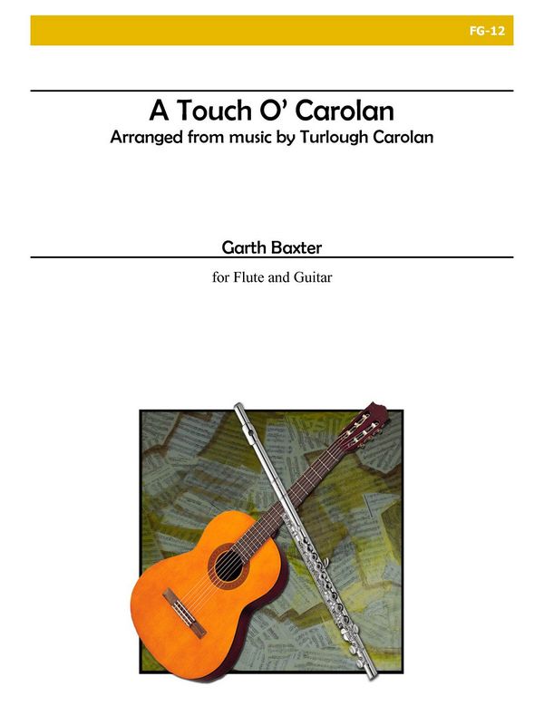 A Touch O'Carolan  for flute and guitar  score and flute part